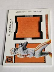 Cedric Tillman #ERS-CT Football Cards 2023 Panini Chronicles Draft Picks Encased Substantial Rookie Swatches Prices