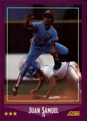 Juan Samuel Baseball Cards 1988 Score Glossy Prices