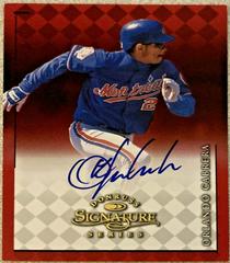 Orlando Cabrera [Autograph] Baseball Cards 1998 Donruss Signature Prices