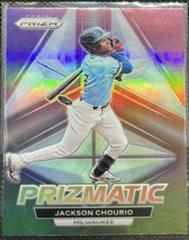 Jackson Chourio #P17 Baseball Cards 2023 Panini Prizm Prizmatic Prices