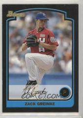 Zack Greinke #134 Baseball Cards 2003 Bowman Draft Picks Prices