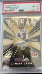 Ja'Marr Chase [Gold] Football Cards 2022 Panini Zenith Z Team Prices