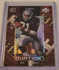 Tim Brown Football Cards 1999 Upper Deck Ovation Prices