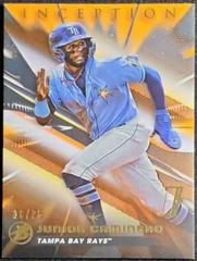 Junior Caminero [Orange Foil] #39 Baseball Cards 2023 Bowman Inception Prices