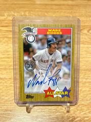 Wade Boggs #87ASA-WB Baseball Cards 2022 Topps Update 1987 Autographs Prices
