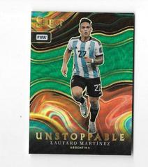 Lautaro Martinez [Green] #1 Soccer Cards 2022 Panini Select FIFA Unstoppable Prices