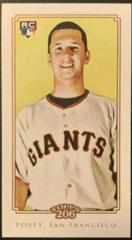 Buster Posey [Mini American Caramel] Baseball Cards 2010 Topps 206 Prices