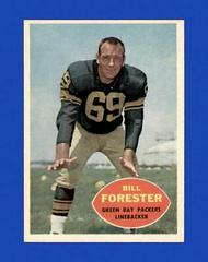 Bill Forester #58 Football Cards 1960 Topps Prices