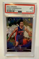 Cade Cunningham [Swirl FOTL] Basketball Cards 2021 Panini Origins Prices