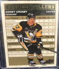 Sidney Crosby [Gold] #SB-12 Hockey Cards 2023 Upper Deck Stat Box Fillers Prices