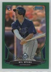 Wil Myers [Green Refractor] #2 Baseball Cards 2013 Bowman Chrome Prices