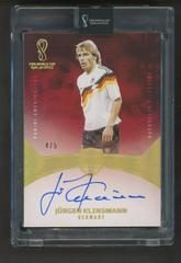 Jurgen Klinsmann [Gold] #38 Soccer Cards 2022 Panini Eminence FIFA World Cup Autographs Prices