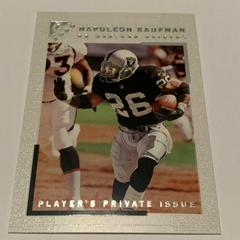 Napoleon Kaufman [Player's Private Issue] Football Cards 2000 Topps Gallery Prices