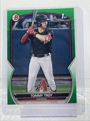 Tommy Troy [Green] Baseball Cards 2023 Bowman Draft Prices