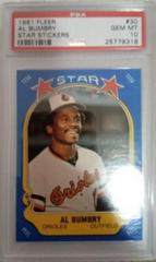 Al Bumbry Baseball Cards 1981 Fleer Star Stickers Prices