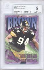 Chad Brown [Rave] #103 Football Cards 1997 Skybox Impact Prices