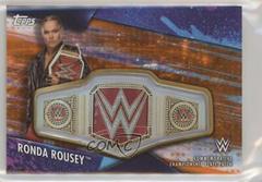 Ronda Rousey [Orange] #CPP-RR Wrestling Cards 2020 Topps WWE Women's Division Championship Plate Patch Prices