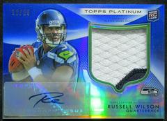 Russell Wilson [Autograph Patch] #138 Football Cards 2012 Topps Platinum Prices