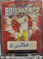 Kenny Pickett [Metalized Sparkles Red] #FB-KP1 Football Cards 2022 Leaf Flash of Brilliance Autographs Prices