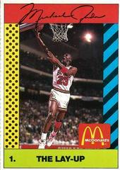 Michael Jordan [Pink Back] #1 Basketball Cards 1990 McDonald's Michael Jordan Prices