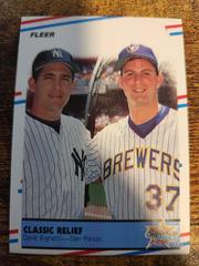 Classic Relief [D. Plesac, D. Righetti] #625 Baseball Cards 1988 Fleer Glossy Prices