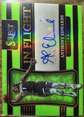 Anthony Edwards [Green Prizm] Basketball Cards 2021 Panini Select In Flight Signatures Prices