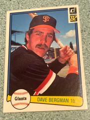 David Bergman #146 Baseball Cards 1982 Donruss Prices