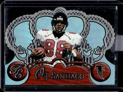 O.J. Santiago #9 Football Cards 1997 Pacific Crown Royale Prices