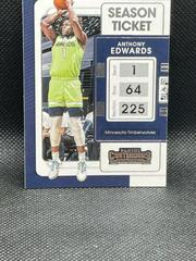 Anthony Edwards Basketball Cards 2021 Panini Contenders Prices