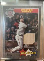 Buster Posey [Black] Baseball Cards 2022 Topps 1987 Relics Prices