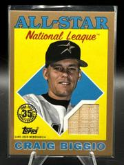 Craig Biggio [Gold] #88ASR-CB Baseball Cards 2023 Topps 1988 All Star Relics Prices