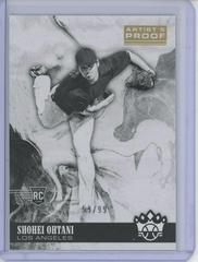 Shohei Ohtani [Black and White Artist's Proof Gold] #73 Baseball Cards 2018 Panini Diamond Kings Prices