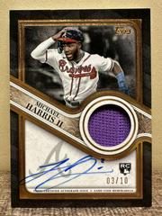 Michael Harris II Baseball Cards 2023 Topps Update Reverence Autograph Patch Prices
