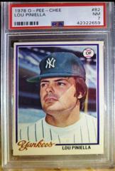 Lou Piniella #82 Baseball Cards 1978 O Pee Chee Prices