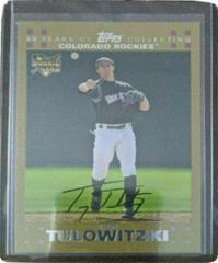 Troy Tulowitzki [Gold] Baseball Cards 2007 Topps Prices