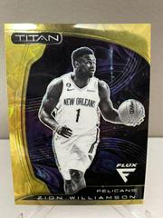 Zion Williamson [Gold Scope] #43 Basketball Cards 2022 Panini Flux Titan Prices
