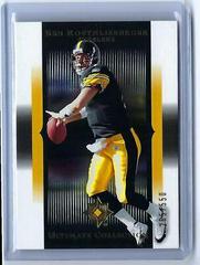 Ben Roethlisberger Football Cards 2005 Upper Deck Ultimate Collection Prices