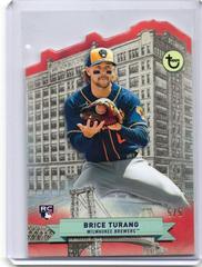 Brice Turang [60 Broadway Red Die Cut] #3 Baseball Cards 2023 Topps Brooklyn Collection Prices