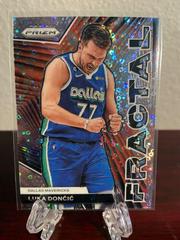 Luka Doncic [Fast Break] #2 Basketball Cards 2023 Panini Prizm Fractal Prices