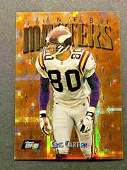 Cris Carter [Embossed Refractor] #166 Football Cards 1997 Topps Finest Prices