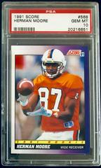 Herman Moore #568 Football Cards 1991 Score Prices