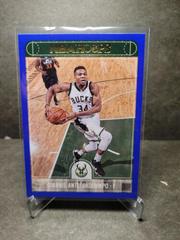 Giannis Antetokounmpo [Blue Checkerboard] Basketball Cards 2017 Panini Hoops Prices