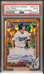 Jake Vogel [Orange Refractor] #BSPA-JV Baseball Cards 2021 Bowman Sapphire Autographs Prices