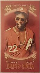 Uncle Larry [Mini Red] Baseball Cards 2021 Topps Allen & Ginter X Prices