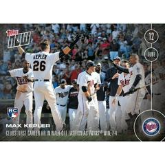 Max Kepler #147 Baseball Cards 2016 Topps Now Prices