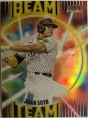 Juan Soto [Orange] #BT-4 Baseball Cards 2022 Stadium Club Chrome Beam Team Prices