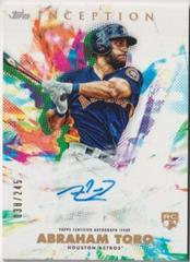 Abraham Toro #AT Baseball Cards 2020 Topps Inception Rookies & Emerging Stars Autographs Prices