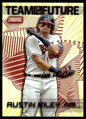 Austin Riley [Red] #TOF-9 Baseball Cards 2022 Stadium Club Team of the Future Prices