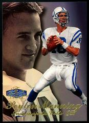 Peyton Manning [Row 3] Football Cards 1998 Flair Showcase Legacy Collection Prices