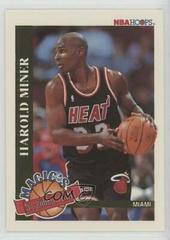 Harold Miner Basketball Cards 1992 Hoops Magic's All-Rookie Prices